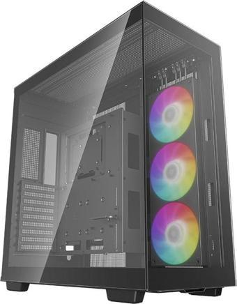 DeepCool CH780 1×420mm ARGB (Mini-ITX / M-ATX / ATX / E-ATX) ATX+ Üst Düzey Siyah Oyuncu Kasası