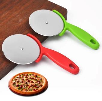 Pizza Dilimleyici Hamur Kesici Rulet 2 adet Plastik Saplı Pizza Kesici Paslanmaz Çelik Yuvarlak Rulo