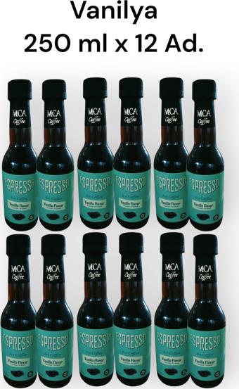MCA Espresso Soğuk Kahve (Vanilya) 250 ml x 12 Adet