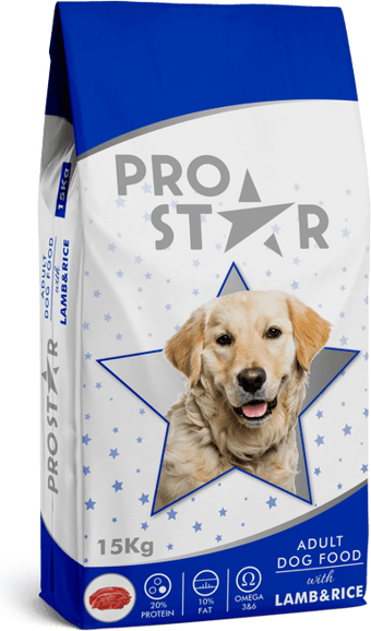 PROSTAR YETİŞKİN KÖPEK MAMASI KUZULU PİRİNÇLİ 15 KG