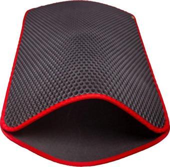 Cattie Kum Toplayıcı Fonksiyonel Kedi Paspası Altıgen 50-75 cm Kırmızı