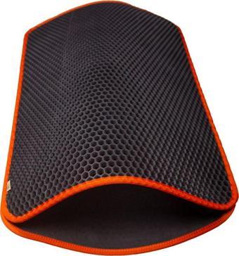 Cattie Kum Toplayıcı Fonksiyonel Kedi Paspası Altıgen 50-75 cm Turuncu
