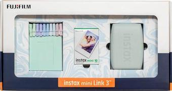 Instax Mini Link 3 Yeşil Akıllı Telefon Yazıcısı Bundle Box