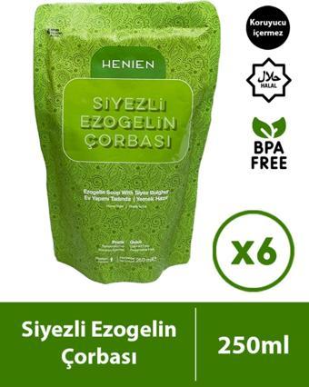 Henıen 6'lı Hazır Siyezli Ezogelin Çorbası 250 Gr - Pratik Hazır Çorba