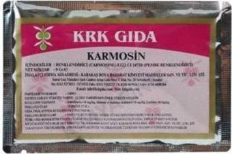 Krk Gıda Boyası 9 Gr. Pembe - Karmosin