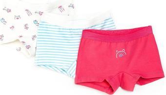 HelloBaby 3lü Boxer Külot Kız Bebek