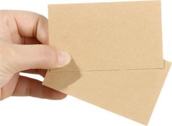 Copyder Boş Kraft Not Kartları 5X9Cm 100 Adet