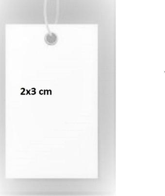 Copyder Fiyat Etiket Kartonu 500 Ad 2X3 Cm 3 Mm Delikli