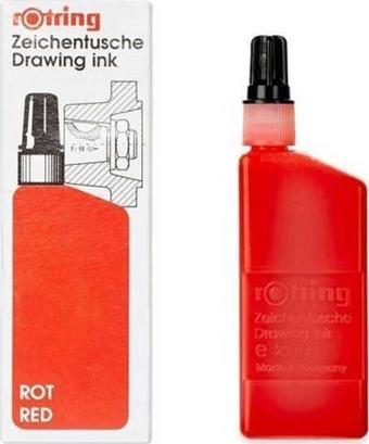 Rotring Rapido Mürekkebi 23 ml Kırmızı