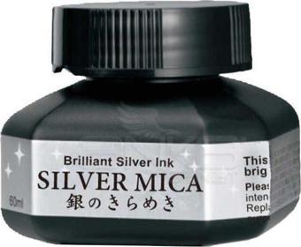 Zig Silver Mica Metalik Gümüş Mürekkep 60ml BA302-6