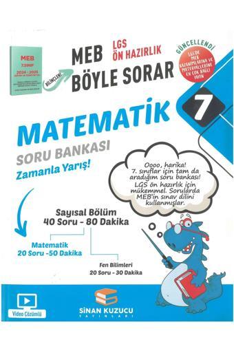 Sinan Kuzucu Yayınları Sinan Kuzucu 7. Sınıf Matematik Soru Bankası Yeni - Sinan Kuzucu Yayınları