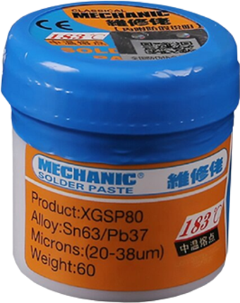 KREM SIVI LEHİM MECHANİC SOLDER PASTE 60 GR XGSP80 183 DERECE