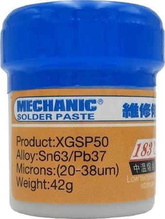 KREM SIVI LEHİM MECHANİC SOLDER PASTE 42 GR XGSP50 183 DERECE