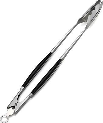 Elite Dövme Çelik İthal Barbekü Maşası - Kilitli Model (46 cm)