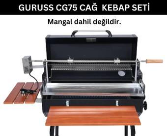 Guruss CG75 Cağ Kebap Seti - Cağ Aparatı ve Çevirme Aparatı