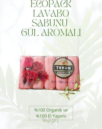 Tekün Sabun 275 Gr 5'Li Paket Gül Aromalı Lavabo Sabunu 