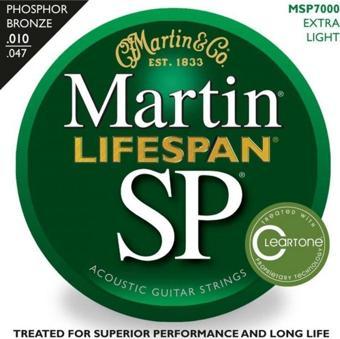 Martın & Co Martın Msp7000 - 92/8 Phosphor Bronze (Extra Light) 10-47 Akustik Gitar Teli