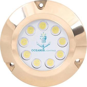 Oceanus OCL0934-B Bronz Su Altı Lambası 9 Led (Beyaz Led)