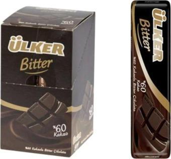 Ülker Bol Kakaolu Bitter Baton Çikolata 30 Gram X (12 Adet)