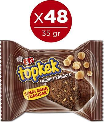 Eti Topkek Fındıklı Kakaolu 35 G X 48 Adet