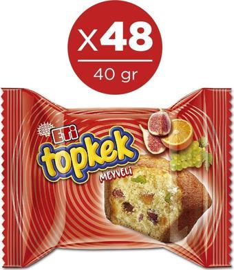 Eti Topkek Meyveli 40 G X 48 Adet