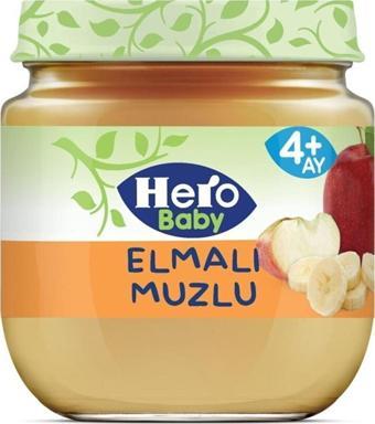Hero Baby Elmalı Muzlu Kavanoz Mama 125G 12 Adet