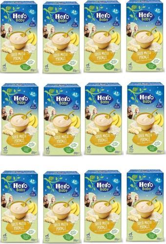 Hero Baby Gece Sütlü Muzlu Pirinçli 200 G X 12 Adet