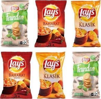 Lay's Baharat-Fırından-Klasik Karışık Gurup Cips 103 Gr X 6 Ad