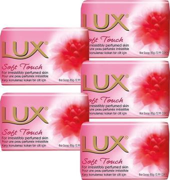 LUX 5 Ad. Lüx Sabun Pembe80 Gr. Soft Touch