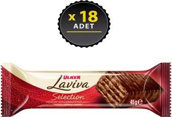 Ülker Selection Premium Sütlü Çikolatalı Gofret 45G X 18 Adet