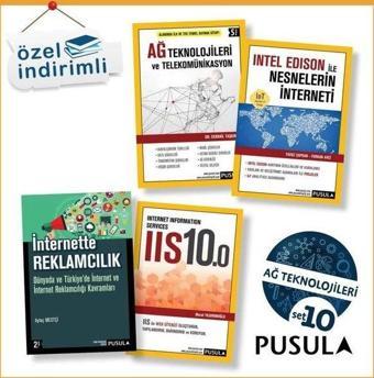 Pusula - Ağ Teknolojileri Seti - 4 Kitap Takım - Aytaç Mestçi - Pusula Yayıncılık