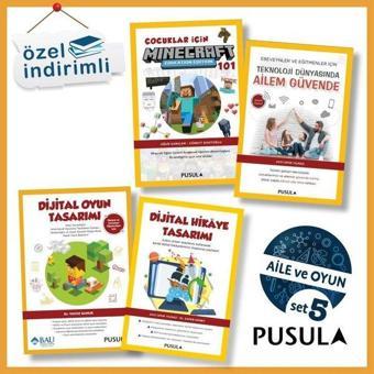 Pusula - Aile Oyun Seti - 5 Kitap Takım - Avcı Ufuk Yılmaz - Pusula Yayıncılık