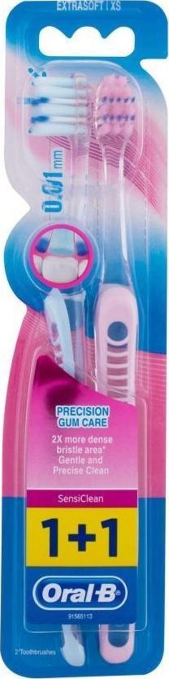 Oral-B SensiClean Precision Gum Care 1+1 Extra Soft Diş Fırçası