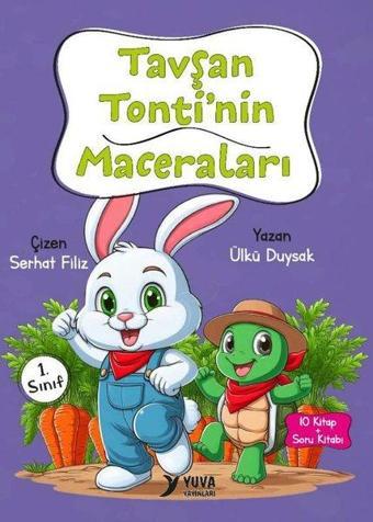 1. Sınıf Tavşan Tonti'nin Maceraları Seti - 10 Kitap Takım - Ülkü Duysak - Yuva