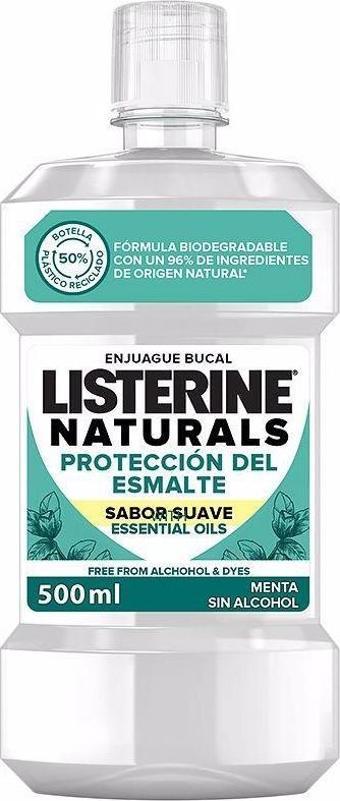 Listerine Naturals Enamel Koruyucu Ağız Bakım Suyu 500ml