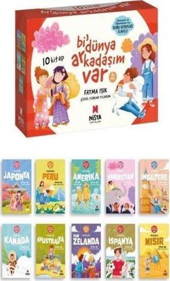 Bi'Dünya Arkadaşım Var Seti - 10 Kitap Takım - Fatma Işık - Nista Yayınları