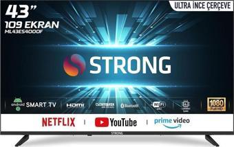 Strong Ml43Es4000F 43’’ 109Cm Ekran Frameless Full Hd Uydu Alıcılı Android Tv