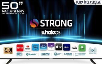 Strong Ml50Ew8000F 50’’ 127Cm Ekran 4K Ultra Hd Whale Os Smart Tv - Dahili Uydu Alıcılı | Ultra Ince Çerçev