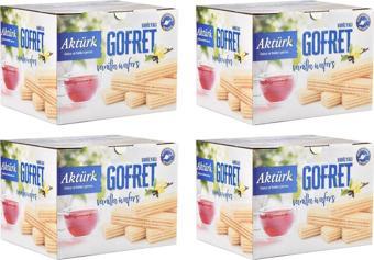 Aktürk Gofret Vanilyalı 800 gr x 4 Kutu