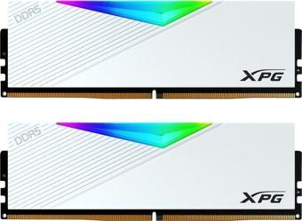 XPG LANCER 32GB(2X16) DDR5 6000MHz CL30 1.35V RGB BEYAZ MASAUSTU RAM BELLEK(AX5U6000C3016G-DCLARWH)