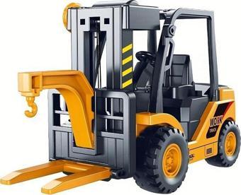 Farbu Sürtmeli Hareketli Kaldıraçlı Forklift 706-39, Sürtmeli Oyuncak İnşaat Arabası