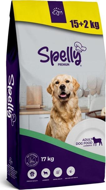 SPELLY YETİŞKİN KÖPEK KUZULU & PİRİNÇLİ KURU MAMA 17KG