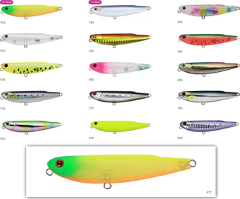 Zipbaits Fakie Dog 70mm WDT Su Üstü 8.2gr Maket Balık 472