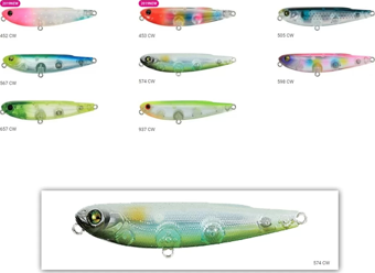 Zipbaits Fakie Dog 70mm WDT Su Üstü 8.2gr Maket Balık 574