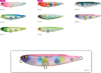 Zipbaits Fakie Dog 70mm WDT Su Üstü 8.2gr Maket Balık 598