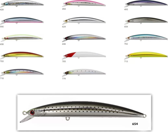 Zipbaits Minnow Boon 135F Rolling Wobbling 24gr Maket Balık 654