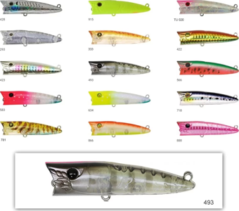 Zipbaits Popper 68mm Su Üstü Poping 8.3gr Maket Balık 493