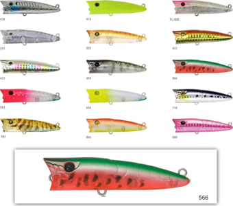 Zipbaits Popper 68mm Su Üstü Poping 8.3gr Maket Balık 566