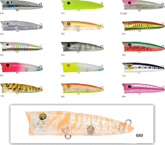 Zipbaits Popper 68mm Su Üstü Poping 8.3gr Maket Balık 689