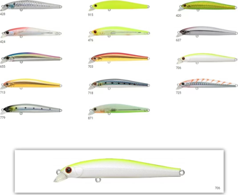 Zipbaits System Minnow Tidal 90F Mag Drive 9gr Maket Balık 706